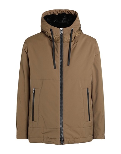 HERNO Jacket Khaki 100% Polyester, Polyamide