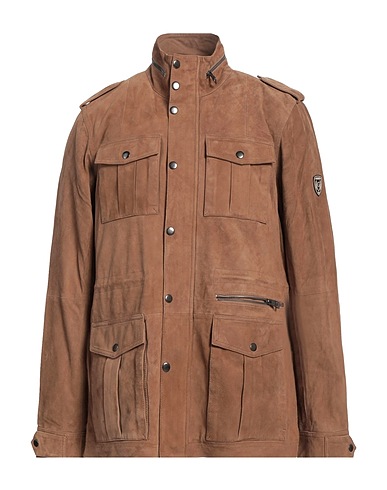 GUESS Jacket Camel 100% Goat skin