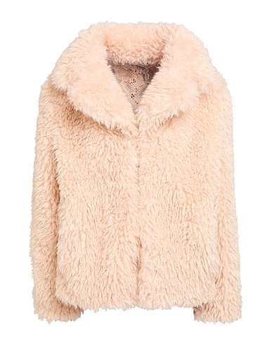 GUESS Kunstpelz Rosa 100% Polyurethan, Polyester, Elastan
