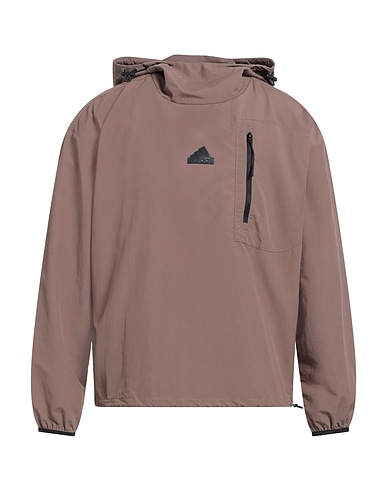 ADIDAS Jacket Chocolate brown 100% Recycled polyamide