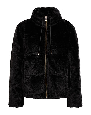 GUESS Teddy Coat Black 100% Polyester