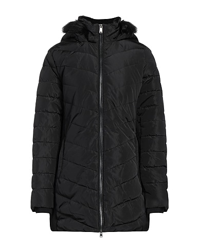 GUESS Piumino Nero 100% Poliestere, Modacrilico, Acrilico