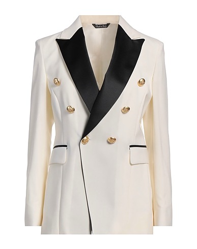 BRIAN DALES Blazer Cream 84% Wool, 15% Mohair wool, 1% Elastane
