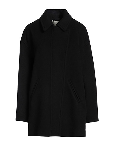 ISABEL MARANT Coat Black 81% Virgin Wool, 17% Cashmere, 2% Silk