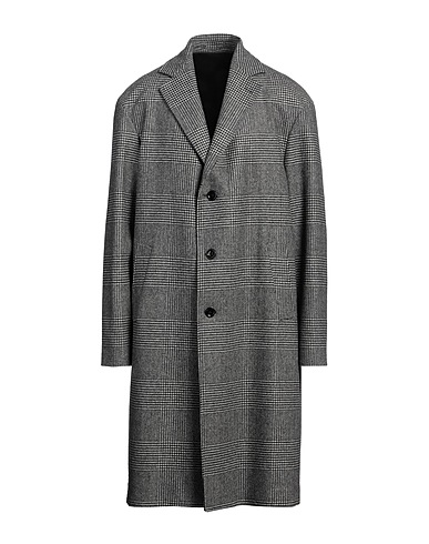 LARDINI Coat Black 70% Wool, 15% Polyester, 10% Nylon, 5% Other Fibres