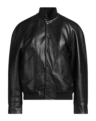 VICTORIA BECKHAM Bomber Black Leather