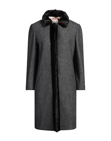 N°21 Mantel Grau 82% Modal, 18% Polyester, Wolle, Polyamid, Elastan
