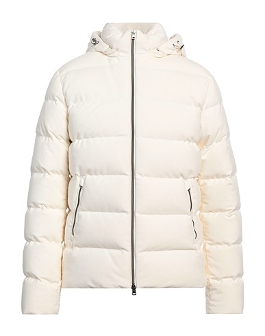 HERNO Shell jacket Off white 100% Polyester
