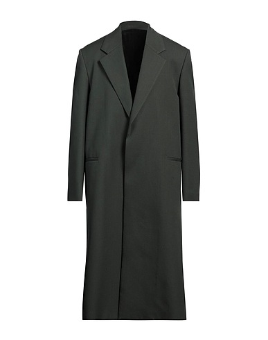 LARDINI Coat Dark green 100% Wool