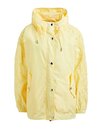 ERMANNO FIRENZE Jacket Yellow 100% Polyester, Cotton, Polyamide