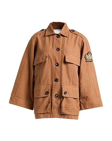 ERMANNO FIRENZE Jacke Braun 100% Baumwolle