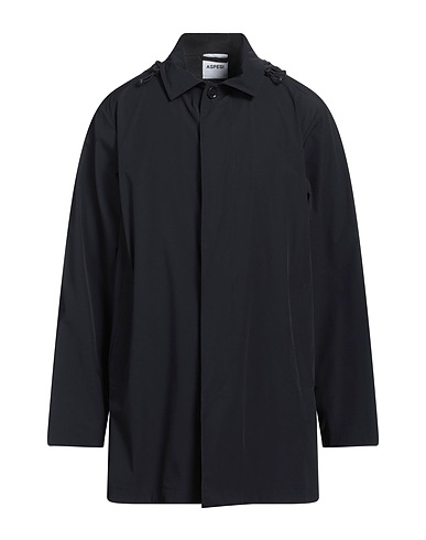 ASPESI Full-length jacket Black 78% Polyamide, 22% Elastane