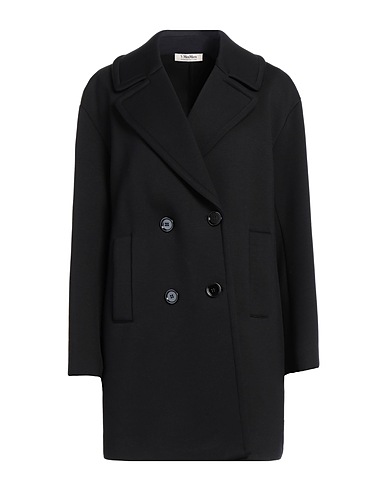 'S MAX MARA Cappotto Nero 96% Viscosa, 4% Elastan