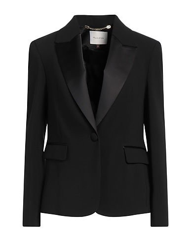 MANILA GRACE Blazer Black 80% Polyester, 20% Viscose