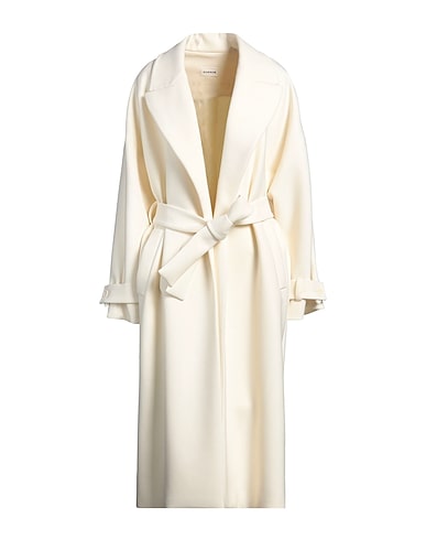 P.A.R.O.S.H. Coat Cream 53% Polyester, 43% Virgin Wool, 4% Elastane