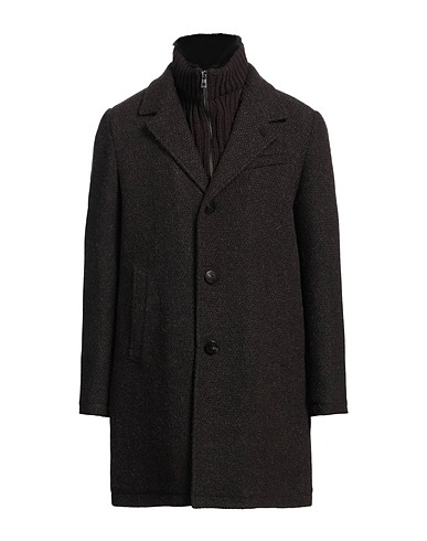 GMS-75 Coat Dark brown 34% Wool, 31% Synthetic fibers, 22% Polyamide, 13% Mohair wool, Shearling