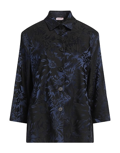 ROSSOPURO Soprabito Blu navy 99% Cotone, 1% Elastan