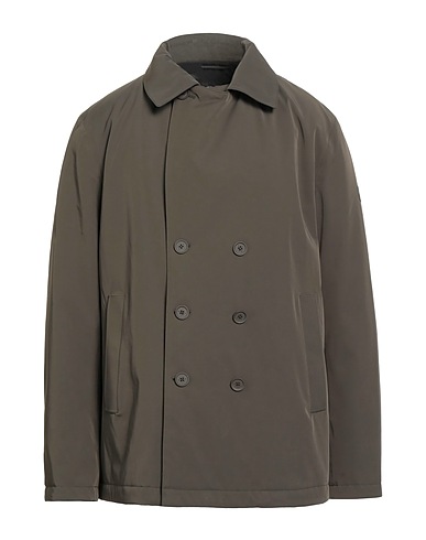 PEOPLE OF SHIBUYA Caban e doppio petto Verde militare 88% Poliammide, 12% Elastan