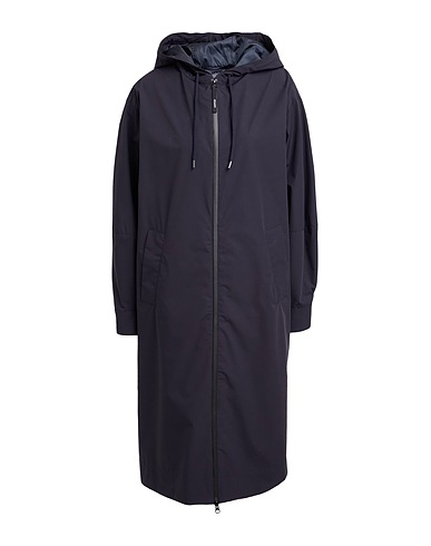 ASPESI Full-length jacket Midnight blue 86% Polyamide, 14% Elastane