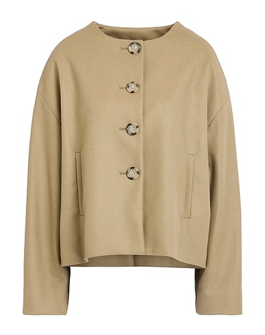 CINZIA ROCCA Jacket ICONS Military green 80% Virgin Wool, 20% Polyamide