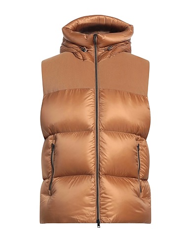 HERNO Gilet Brown 100% Polyamide, Polyester