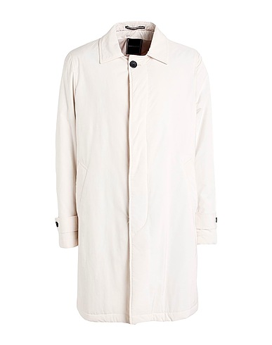 TOMMY HILFIGER Full-length jacket White 68% Polyester, 32% Polyamide