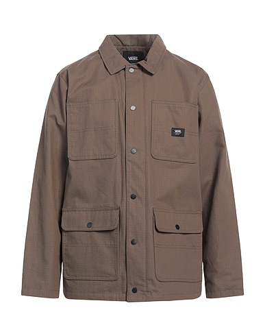 VANS Jacket Khaki 100% Cotton