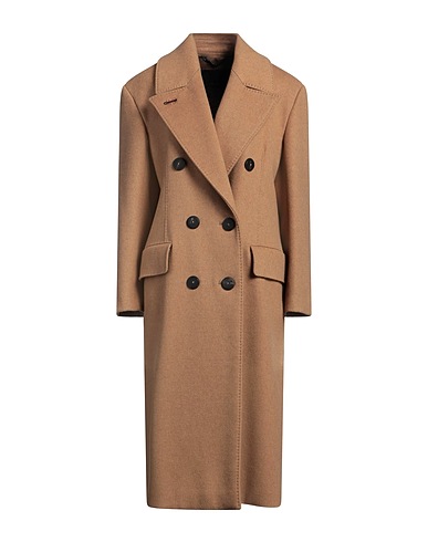 MAX MARA Coat ATELIER Camel 53% Cashmere, 45% Camel wool, 2% Wool