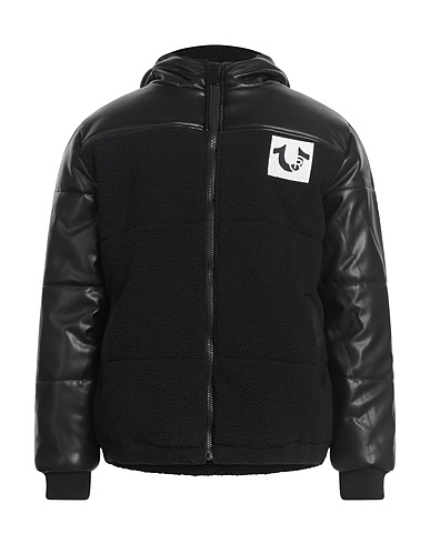 TRUE RELIGION Jacket Black 100% Polyurethane, Polyester