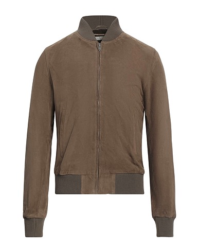 ARMA Bomberjacke Militärgrün 100% Ziegenleder