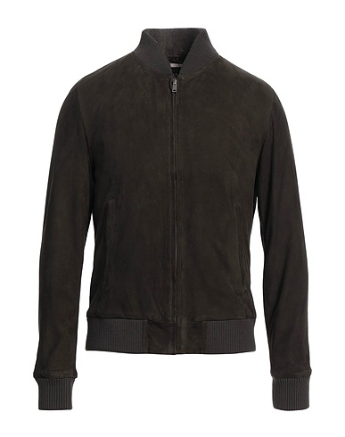 ARMA Bomberjacke Braungrau 100% Ziegenleder