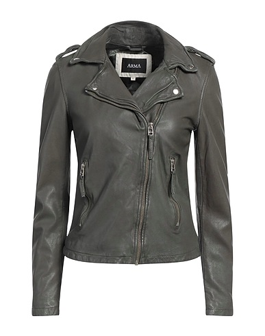 ARMA Biker jacket Military green 100% Sheepskin