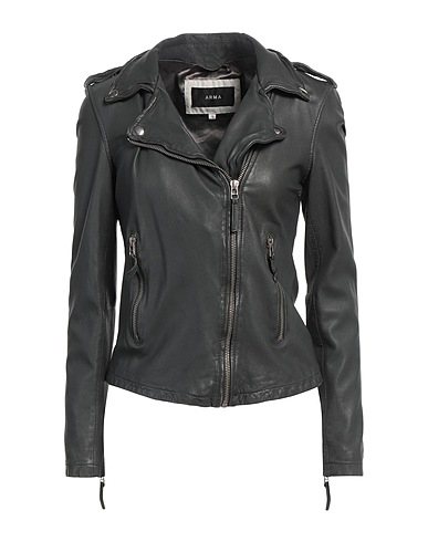 ARMA Biker jacket Charcoal 100% Sheepskin