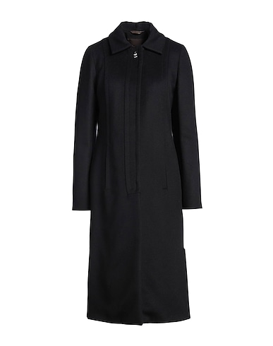 MOORER Coat Midnight blue 90% Wool, 10% Cashmere, Polyester, Polyurethane