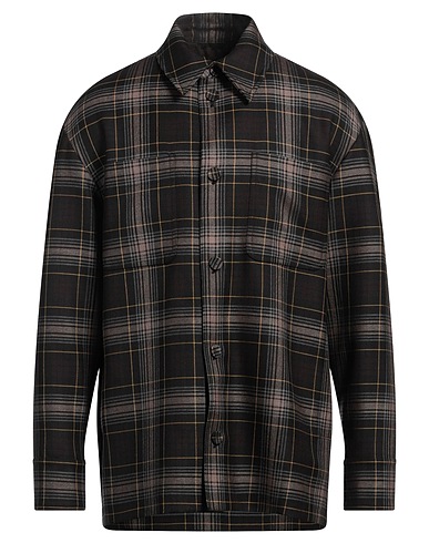FENDI Jacket Dark brown 100% Wool