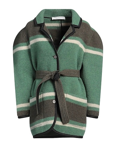 PHILOSOPHY di LORENZO SERAFINI Coat Light green 53% Virgin Wool, 38% Cotton, 7% Polyester, 2% Acrylic