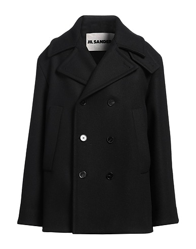 JIL SANDER+ Caban e doppio petto Nero 100% Lana