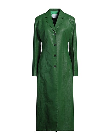 FERRAGAMO Full-length jacket Green 100% Linen