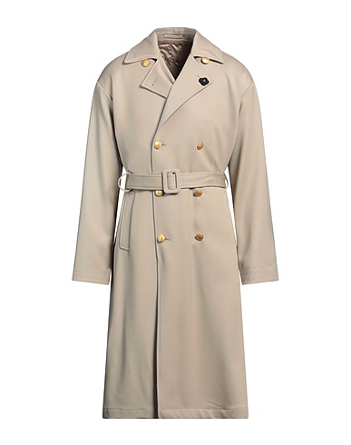 LARDINI Double breasted pea coat ATTITUDE Beige 100% Wool