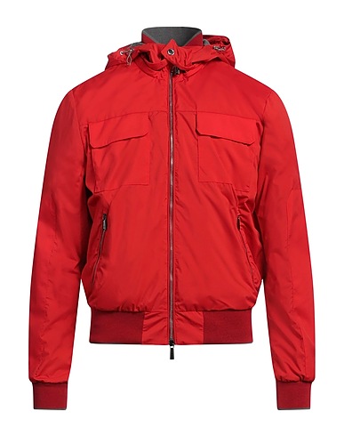 MOORER Jacket Red 100% Polyester, Polyamide