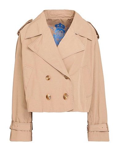 ERMANNO FIRENZE Jacket Beige 52% Cotton, 48% Polyester