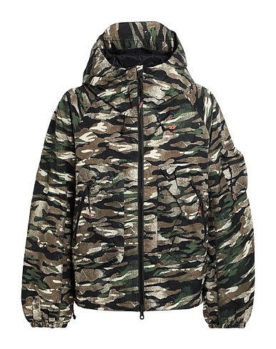 DIESEL Jacket Military green 100% Nylon