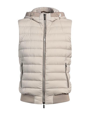 MOORER Gilet Light grey 100% Polyamide, Polyurethane