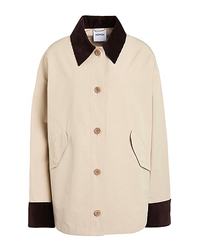 ASPESI Jacket Beige 53% Cotton, 47% Polyester