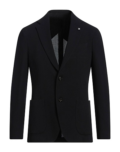 LARDINI Blazer Black 100% Wool