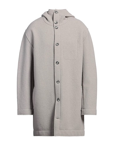 PHIL PETTER Coat Light grey 100% Merino Wool