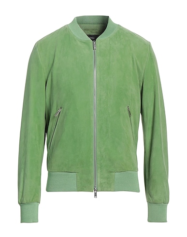 ARMA Bomber Lime green 100% Goat skin