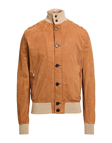 SICAS Giubbotto Cammello 100% Pelle