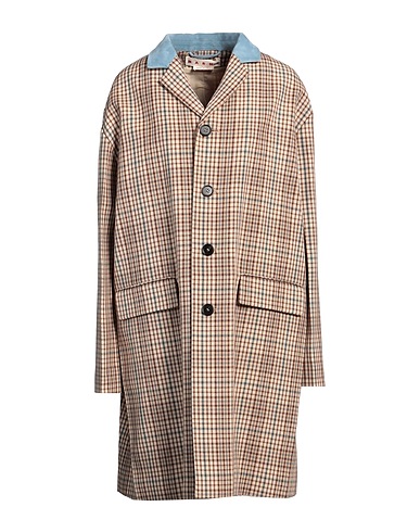 MARNI Coat Beige 100% Virgin Wool, Lambskin