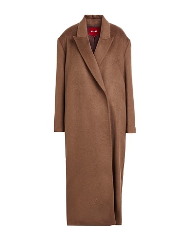 STAUD Coat Khaki 60% Wool, 30% Nylon, 10% Modal